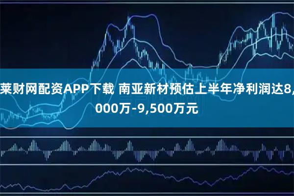 莱财网配资APP下载 南亚新材预估上半年净利润达8,000万-9,500万元